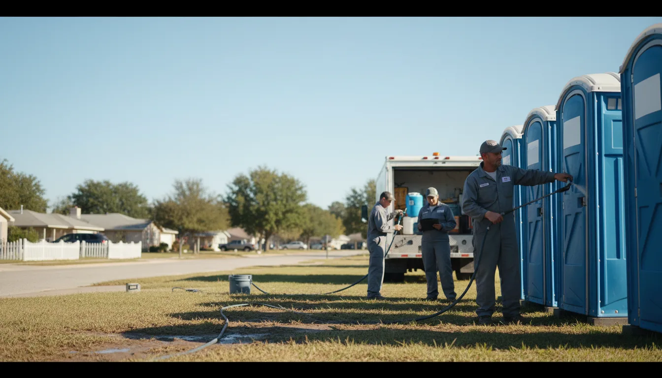 Long-Term Portable Toilet Rental in Texico, IL near me